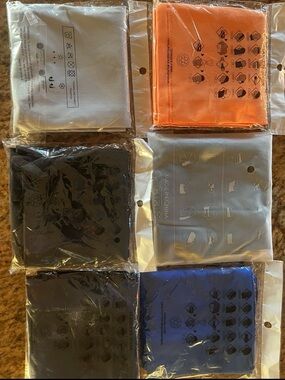 New 6 Face Hair Neck Gaiters Polyester multi colors
